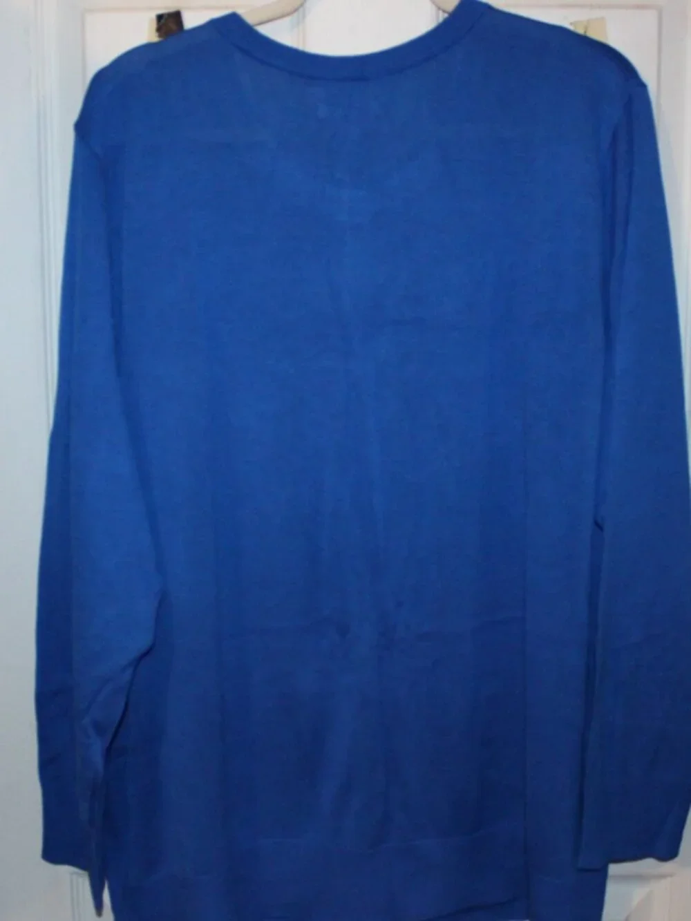NWT Croft &Barrow Royal Blue cardigan 3X Nice! - Picture 5 of 5